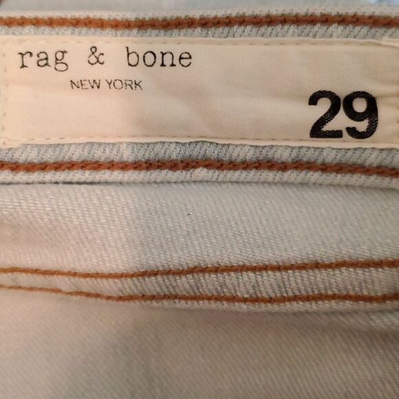 RAG & BONE Dre‎ Low-Rise Slim Boyfriend Jeans Womens Size 29 - Picture 6 of 8